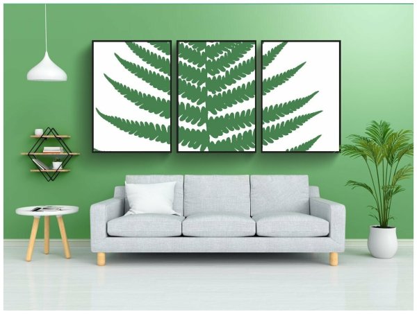 Постер лист папоротника