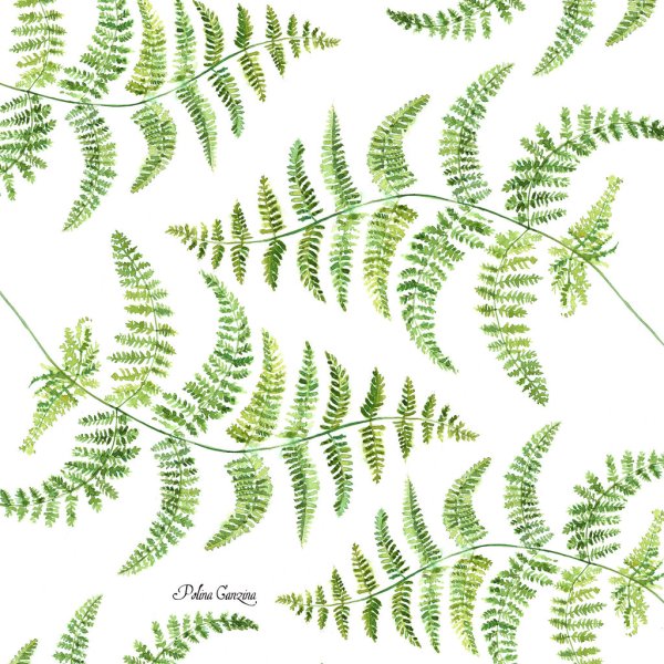 Стилизованный лист пальмы