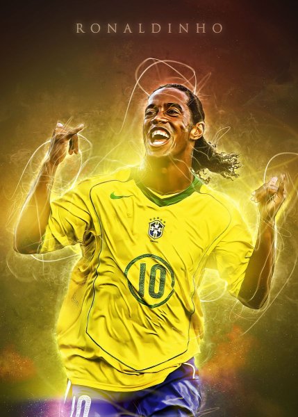 Роналдиньо плакат