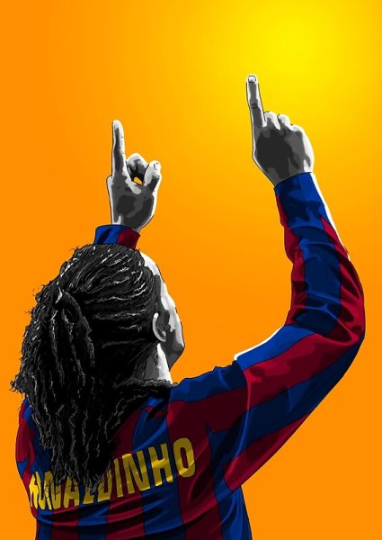 Роналдиньо знак руками