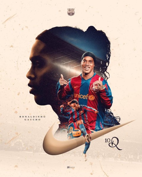 Роналдиньо Постер