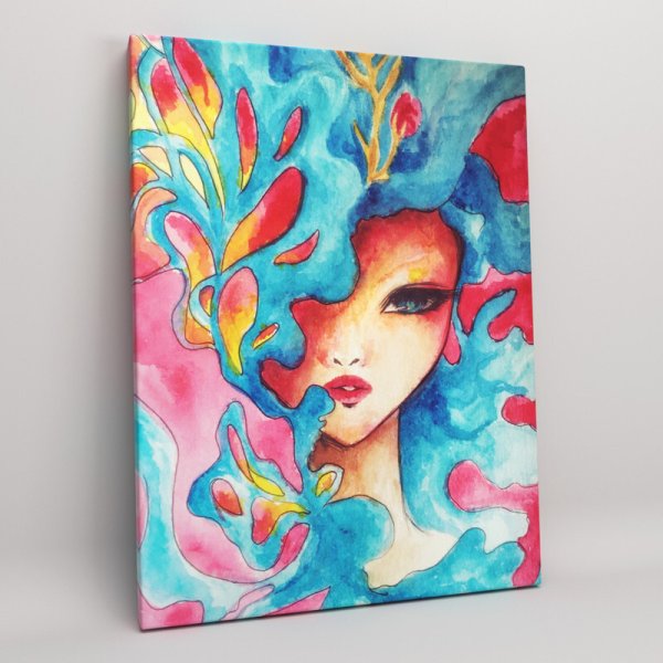 Акварель цветов для постеров