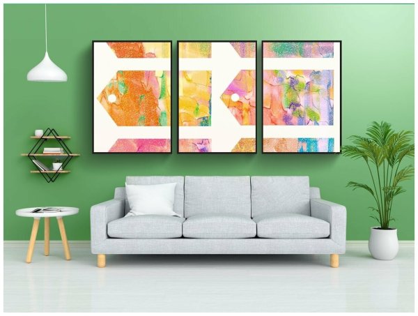 Акварельные постеры для интерьера