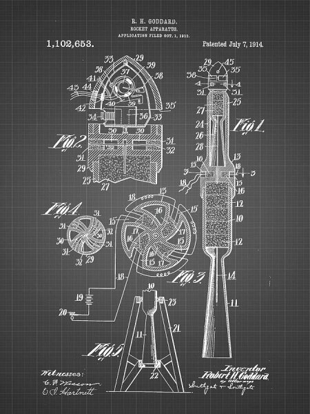 Чертежи авто постеры