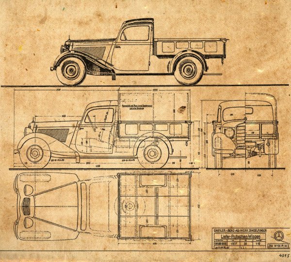 Постеры чертежи техники