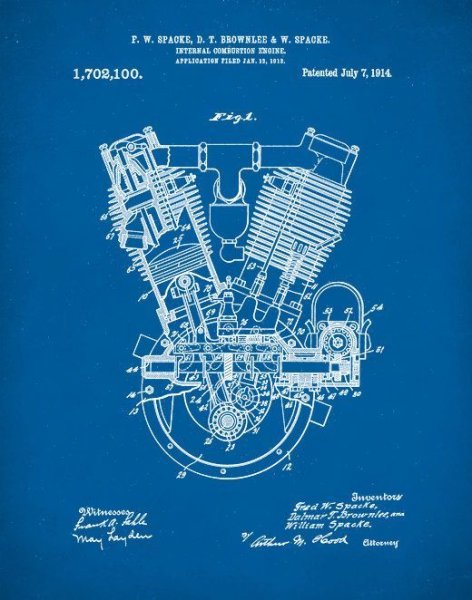 Постер "чертеж", размер 50х100