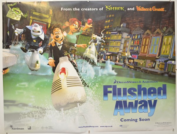 Flushed away плакат