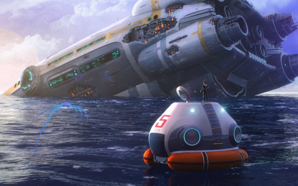 Корабль Аврора субнаутика