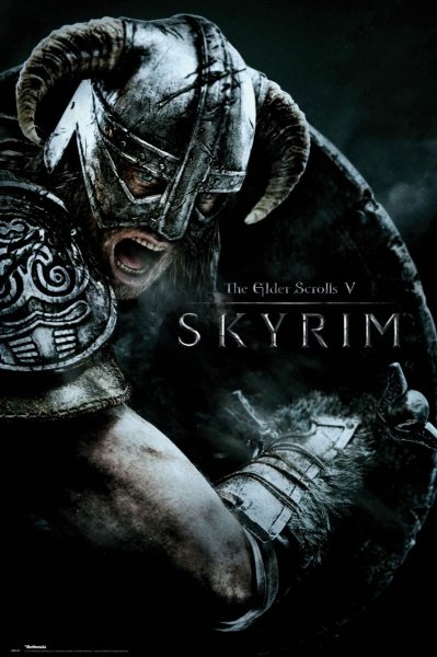 The Elder Scrolls v: Skyrim плакат
