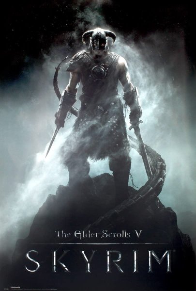 Elder Scrolls 5 Skyrim Постер