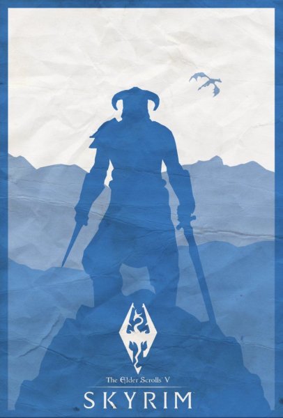 The Elder Scrolls v: Skyrim Постер