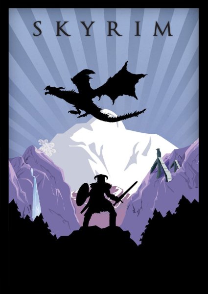 Скайрим плакат