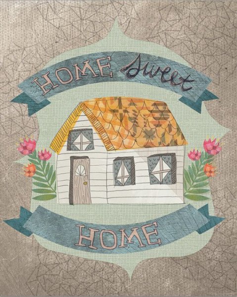 Постер домики