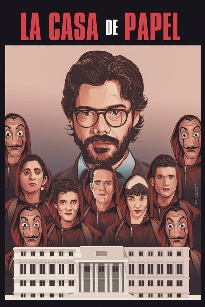 La casa de papel Постер