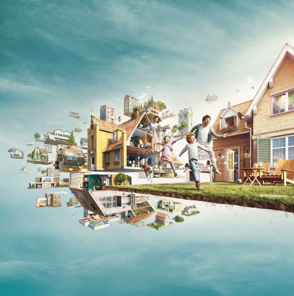 Креативная реклама жилья