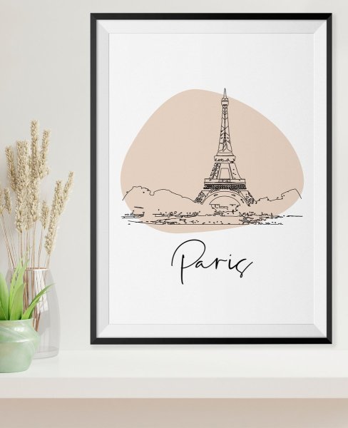 Париж плакат