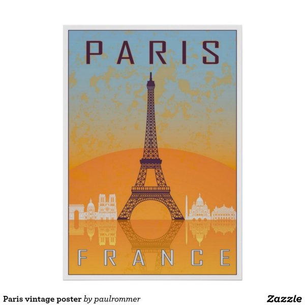 Постер Эйфелева башня арт