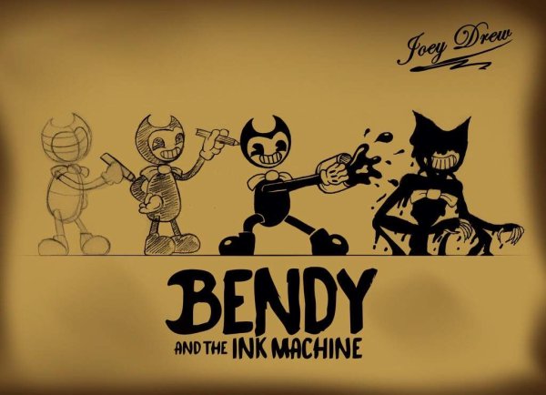 БЕНДИ из игры Bendy чернильная