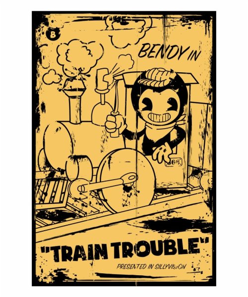 Плакаты из игры БЕНДИ И чернильная машина