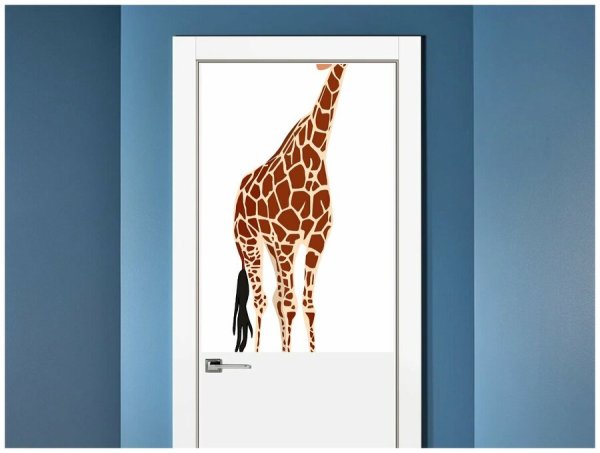 Жираф вид сверху