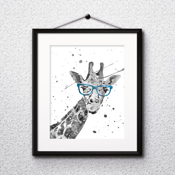 Лев и Жираф художник