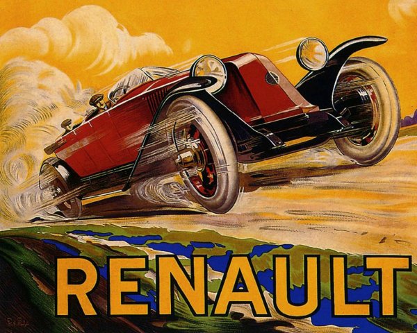 Рекламные плакаты автомобилей