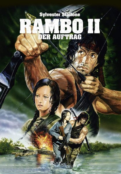 Рэмбо: первая кровь 2 (1985) постеры