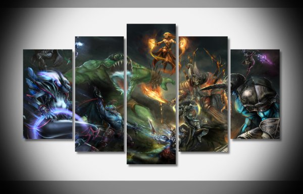 Модульная картина дота 2