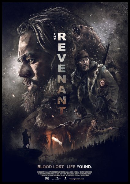 The Revenant 2015 poster
