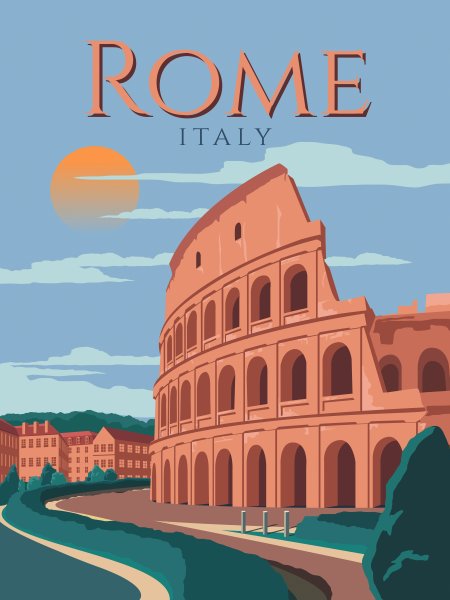 Плакат Италия