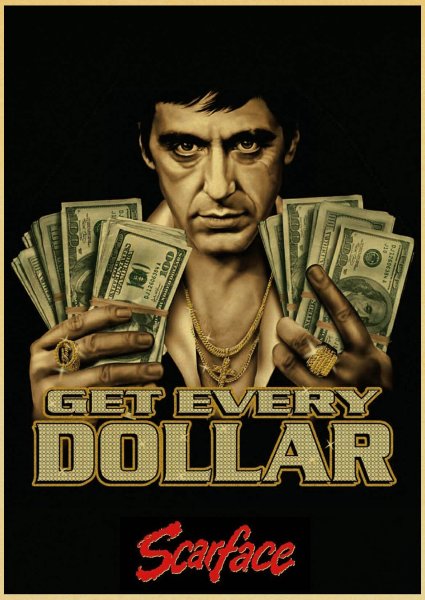 Scarface Постер арт