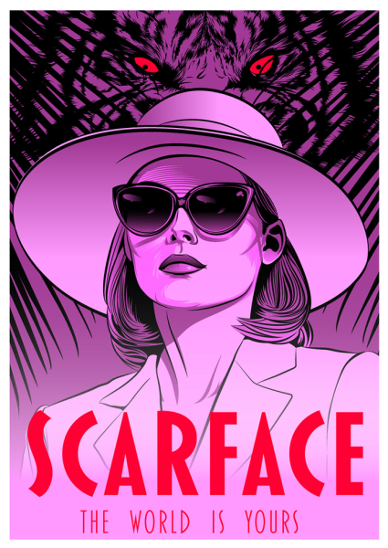 Аль Пачино Scarface плакат