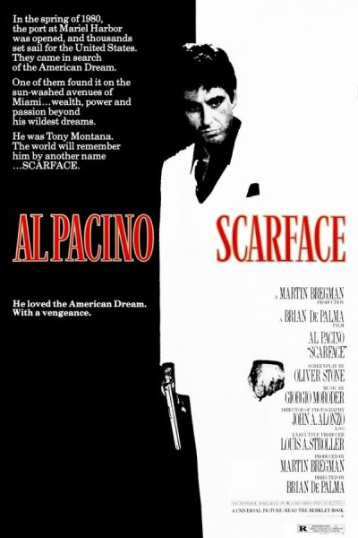 Аль Пачино Scarface плакат