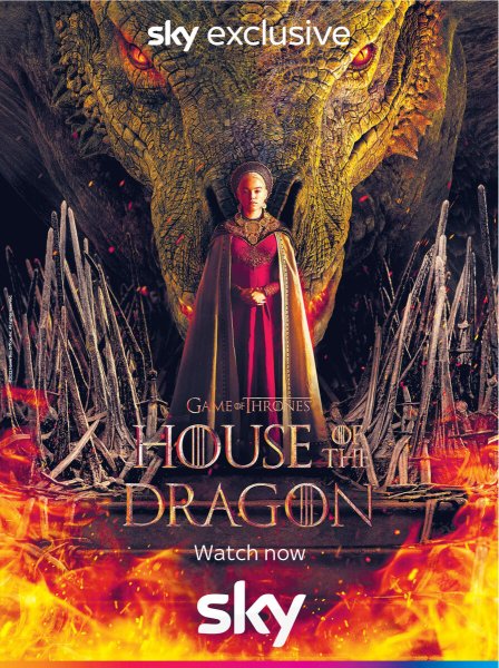 Дом дракона сериал Постер