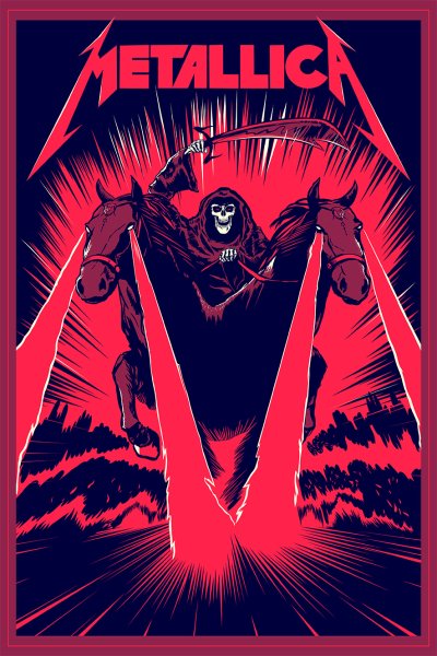 Металлика плакат