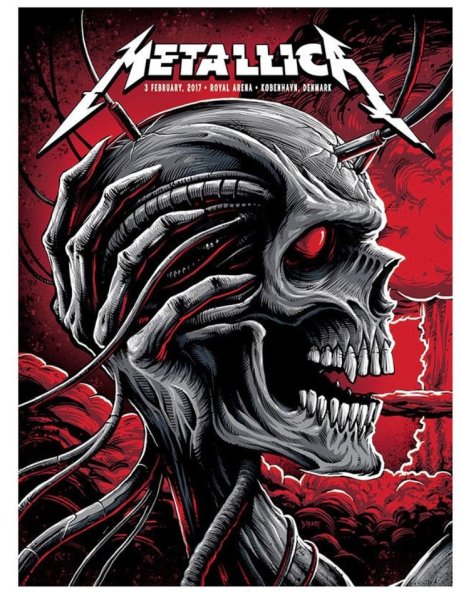 Постеры группы металлика