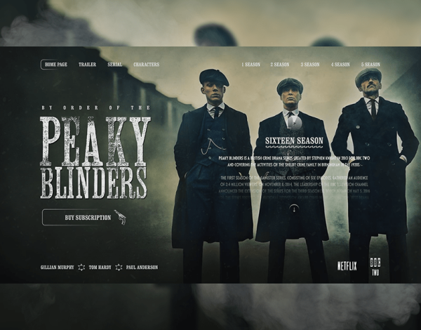 Peaky Blinders сериал Постер