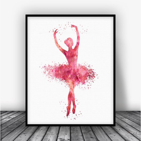 Постер на стену балерина