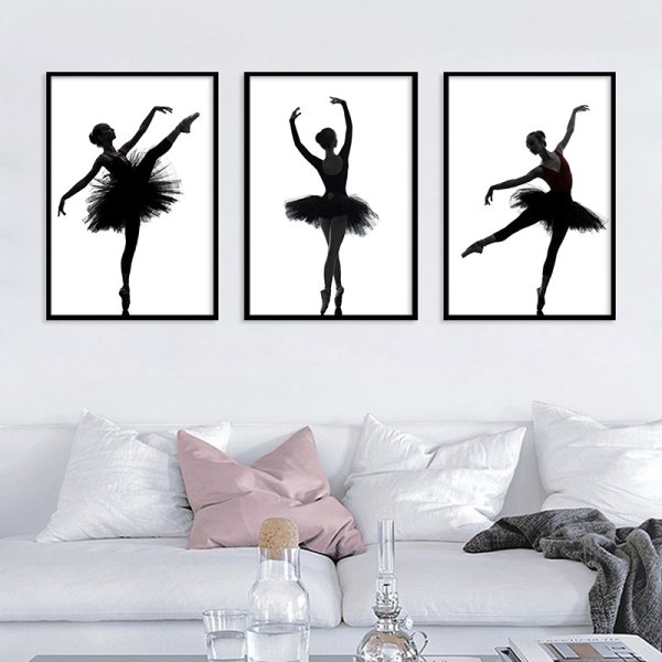 Плакат балерина