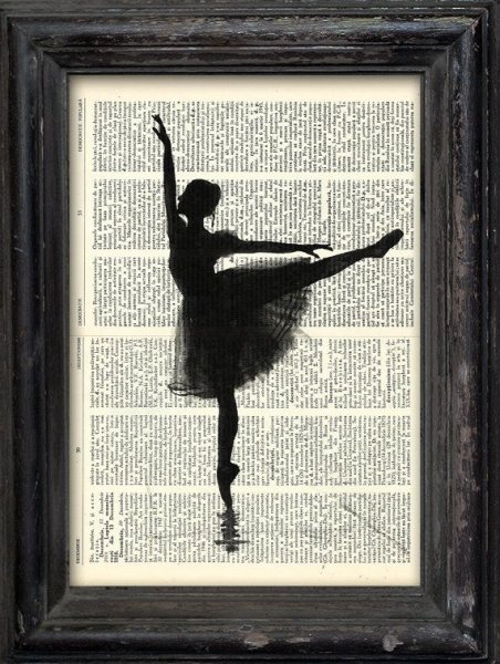 Постер балерина