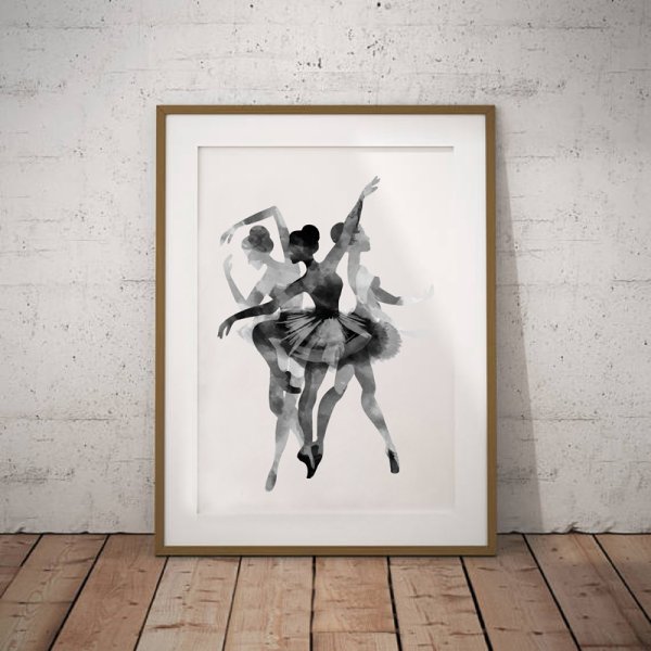Постеры для интерьера балерина