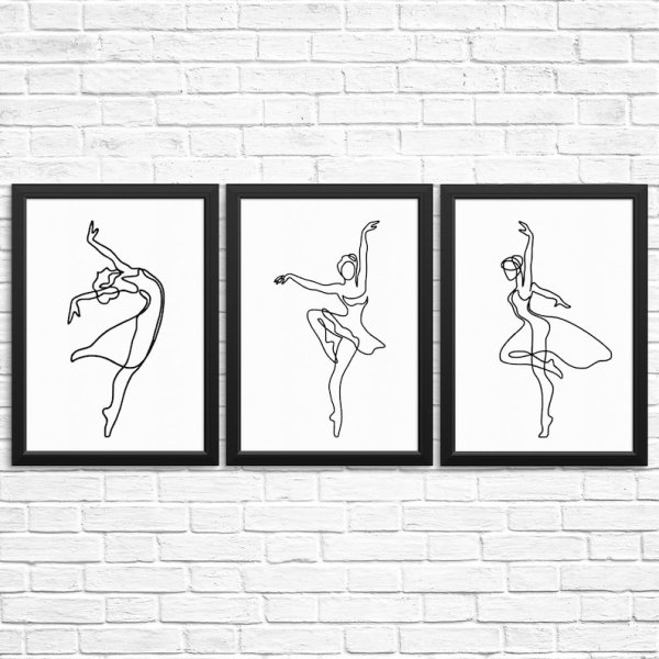 Постеры для интерьера балерина