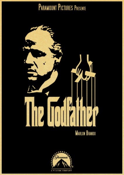 Постер "крестный отец"
