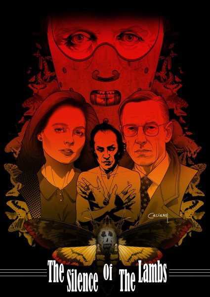 The Silence of the Lambs Постер