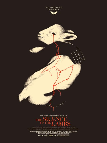 The Silence of the Lambs Постер