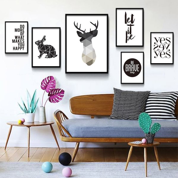 Постеры для интерьера в скандинавском стиле