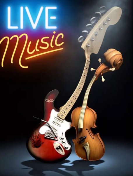 Рекламные плакаты музыки