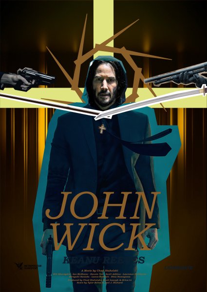 Джон уик 3 2019 Постер