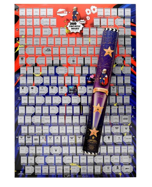 Скретч-Постер 100 фильмов