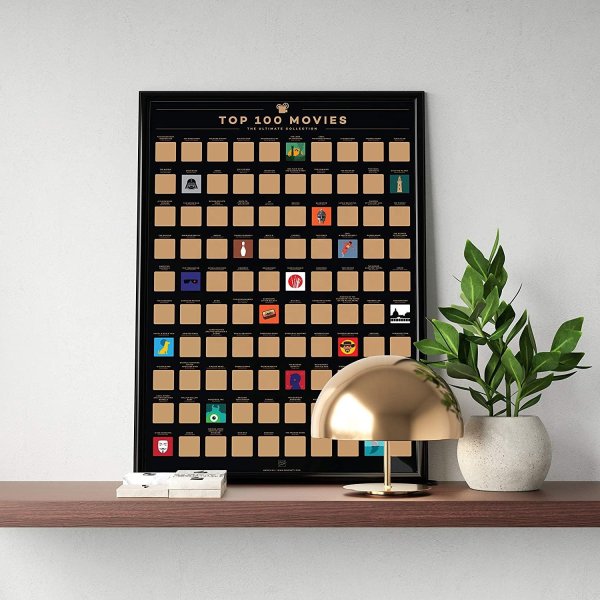 Скетч Постер 100 фильмов